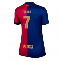 Barcelona Ferran Torres #7 Fotballklær Hjemmedrakt Dame 2024-25 Kortermet